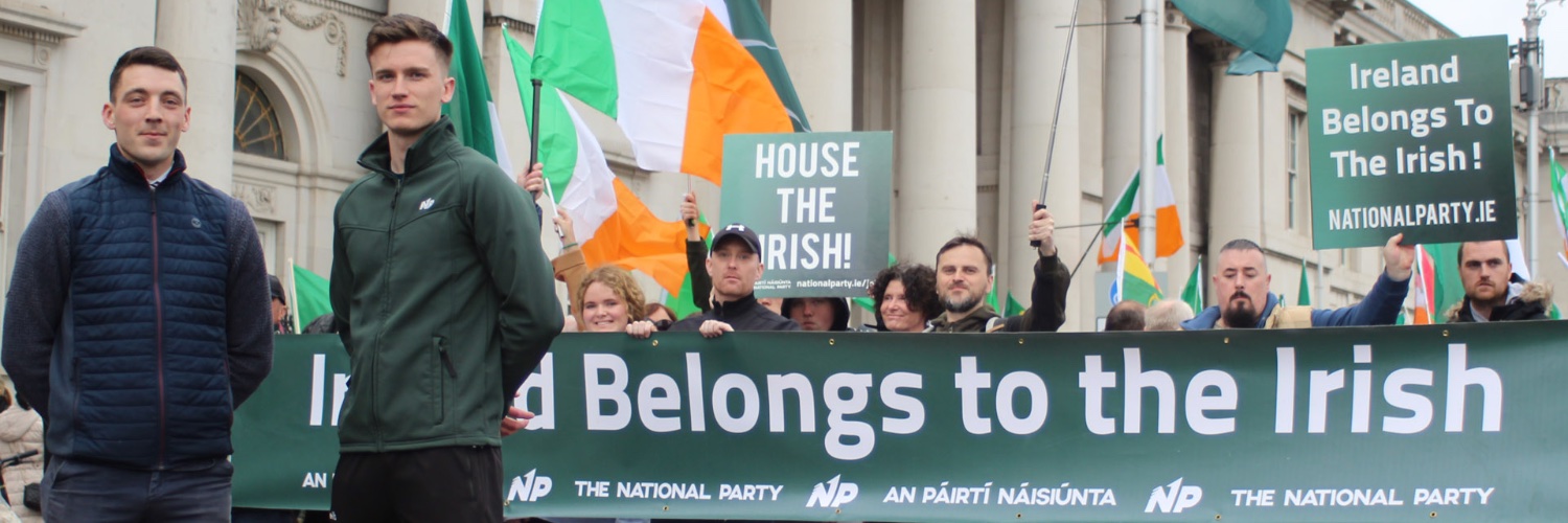 The National Party | An Páirtí Náisiúnta's banner