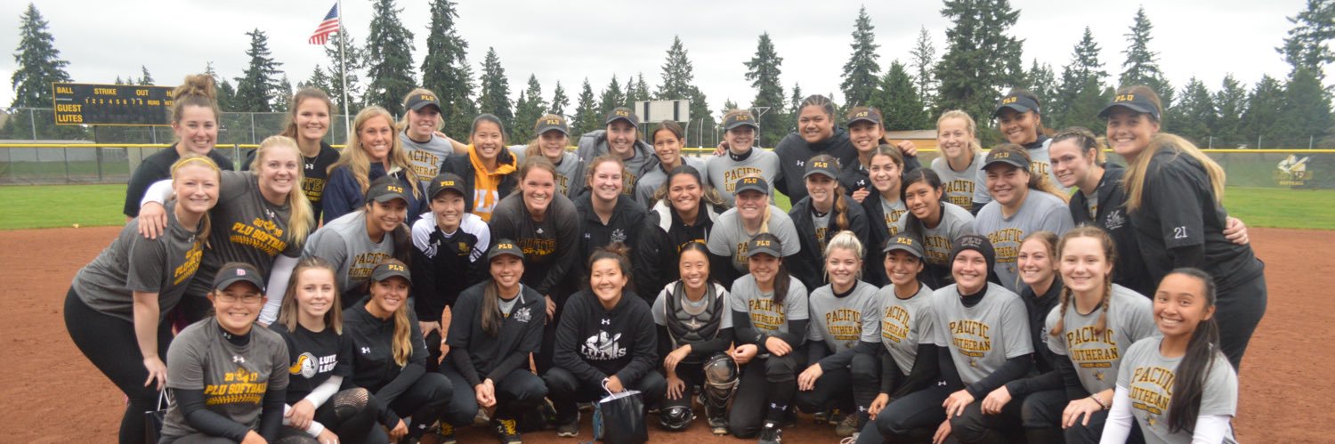 PLU Softball banner