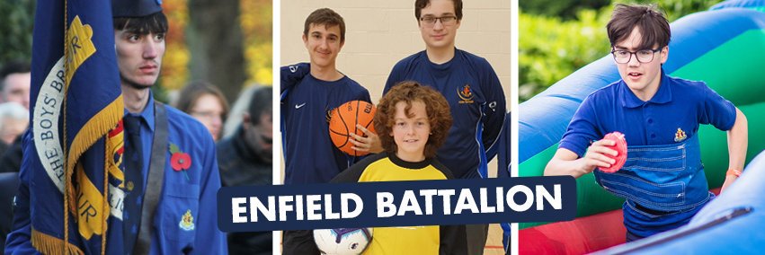 The Boys' Brigade & Girls' Association in Enfield banner