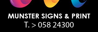 Munster Signs &Print banner