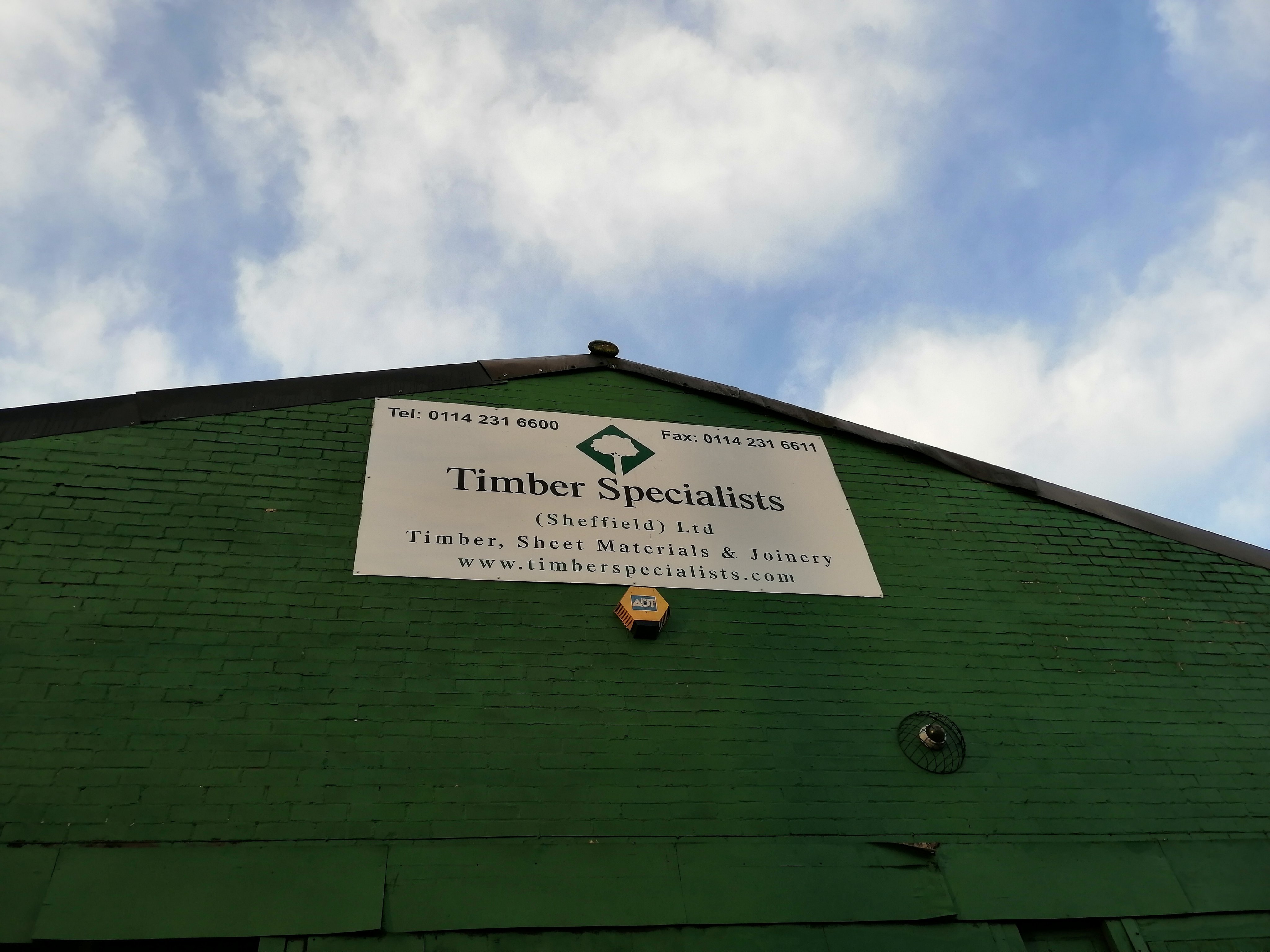 Timber specialists Sheffield 01142316600 banner