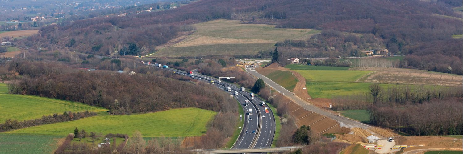Autoroute A46 banner