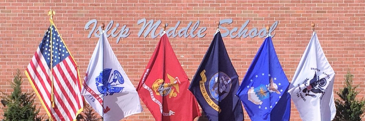 Islip Middle School banner