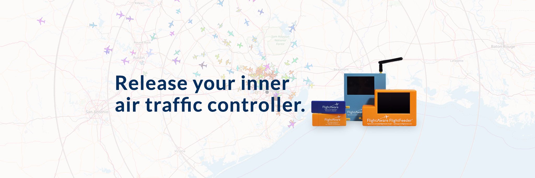 FlightAware ADS-B banner