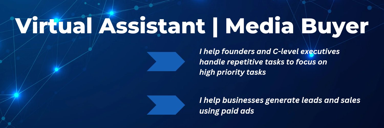 Victor O | Media Buying & Virtual Assistant banner