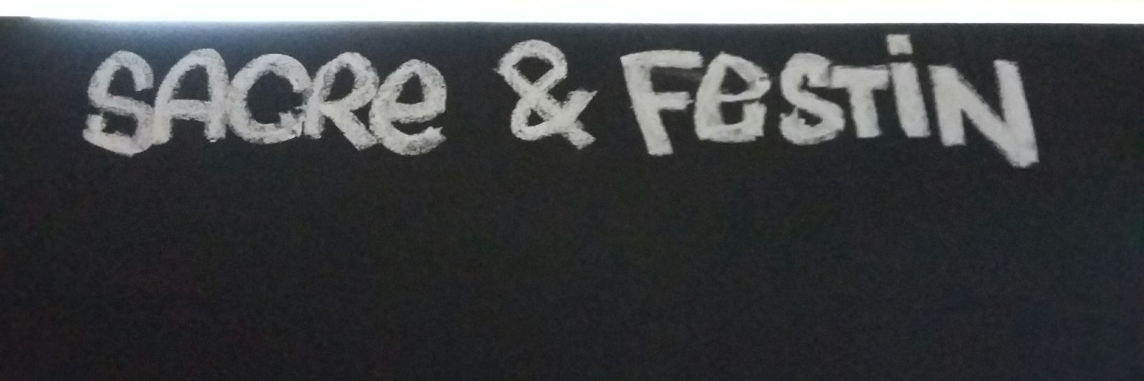 Sacre & Festin banner