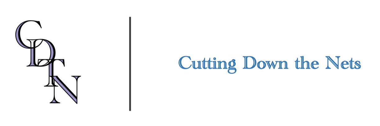 CUTTING DOWN THE NETS banner