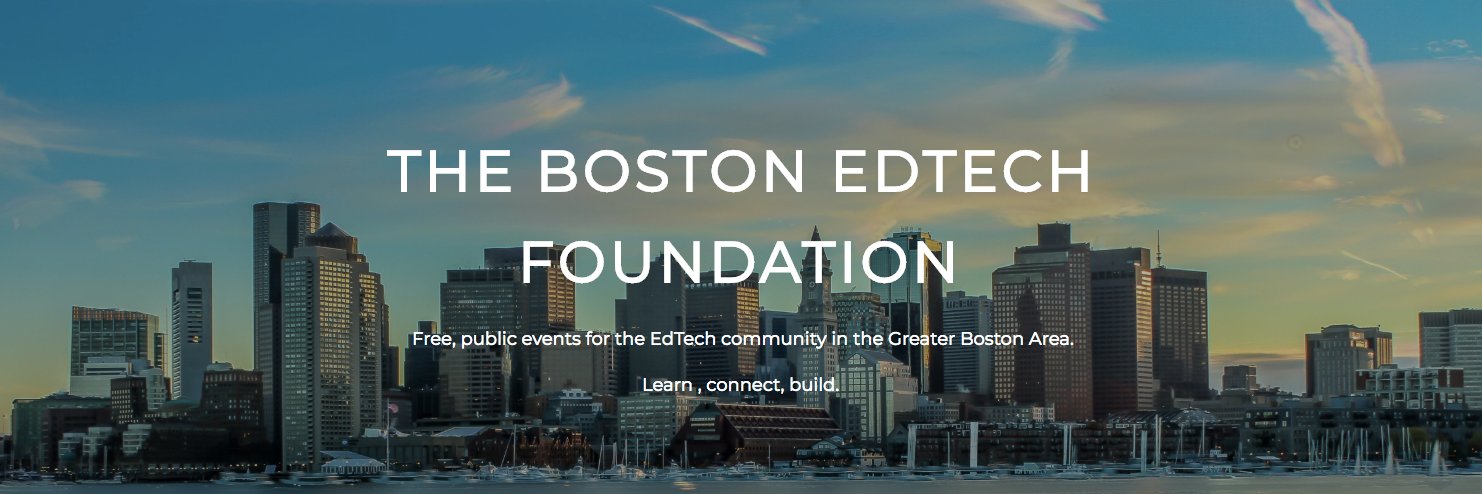 The Boston Educational Technology Foundation banner