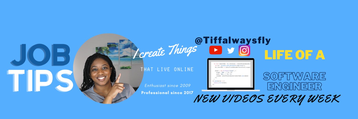 Tiffany 😃👩🏾‍💻🥔🍟🍪 banner