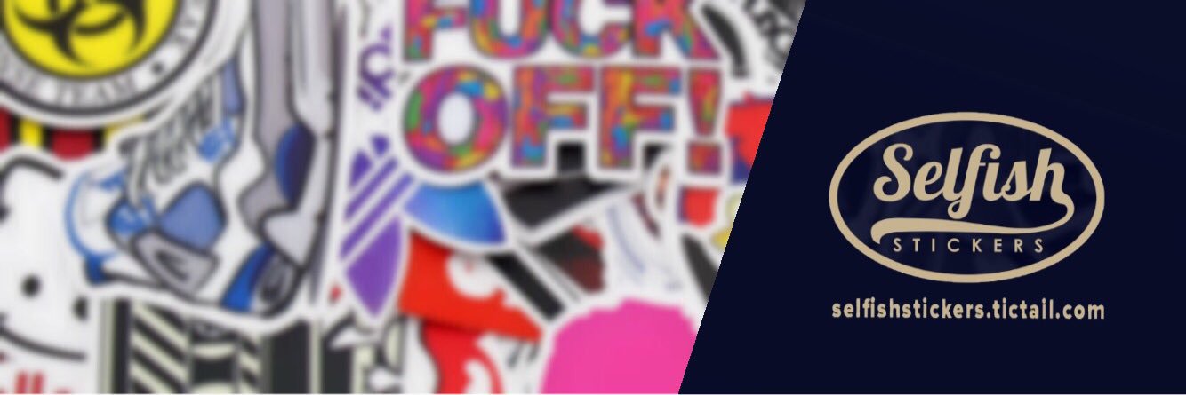 Selfish Stickers™ banner