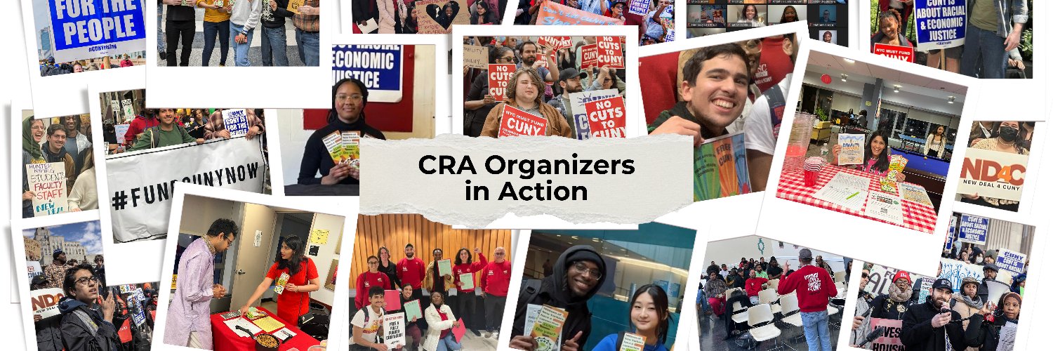 CUNY Rising Alliance's banner