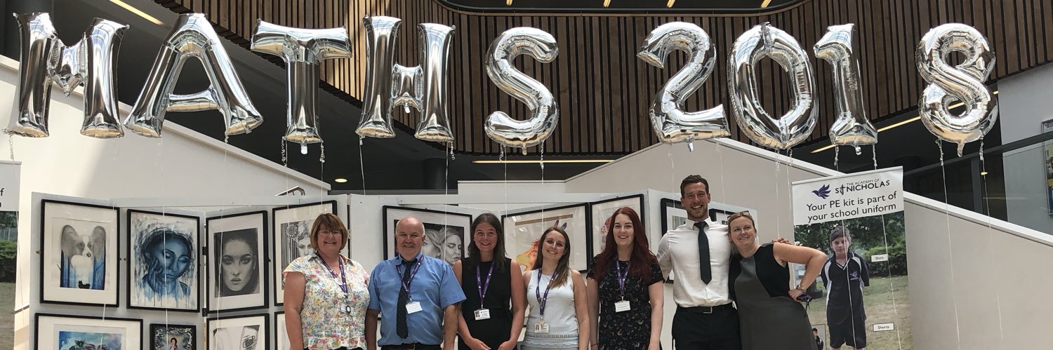 MathsAtStNicholas banner