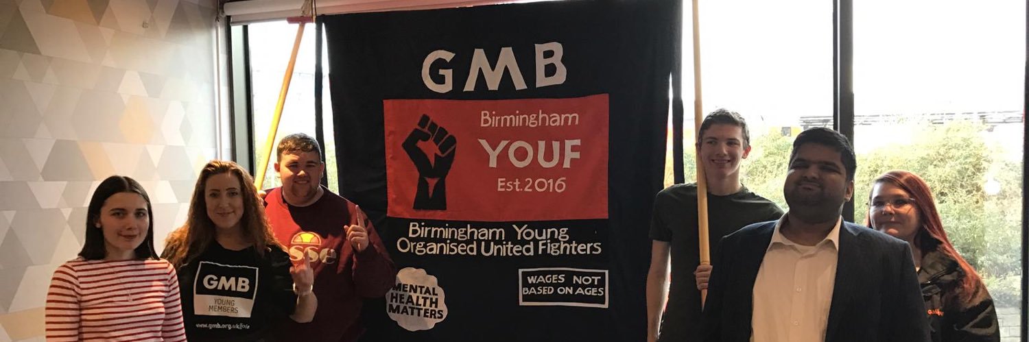 GMB West Mids Young Workers banner
