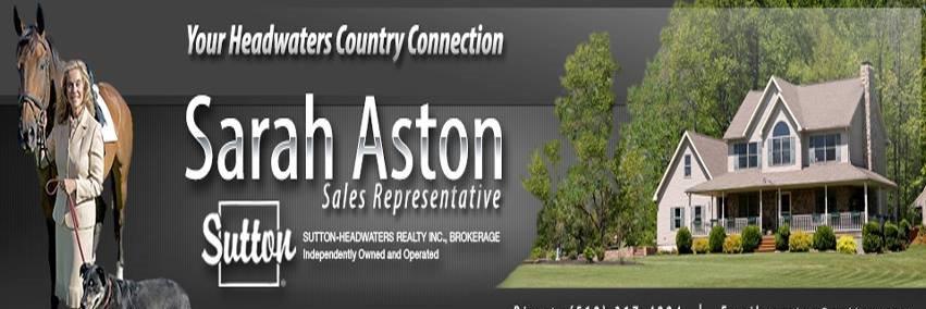 Sarah Aston banner