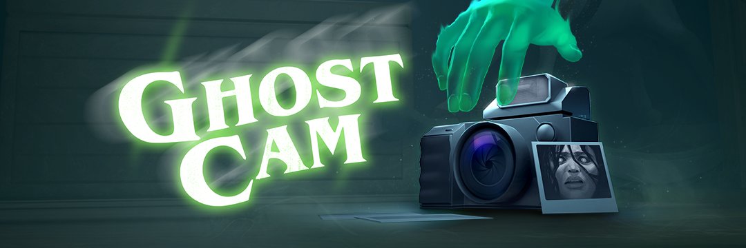 GHOST CAM OUT NOW on Steam👻 banner
