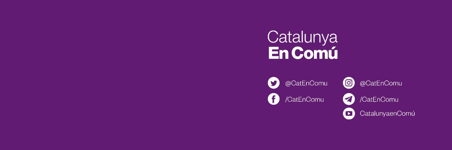 Catalunya En Comú banner