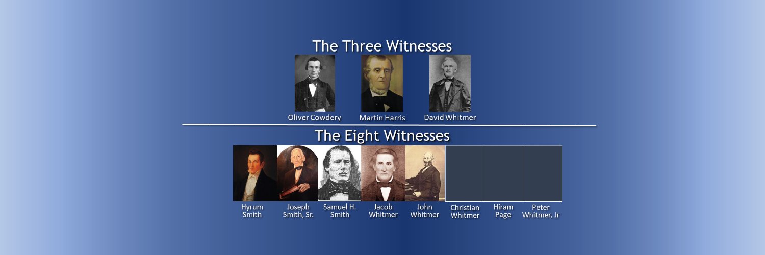 Book of Mormon Witnesses's banner