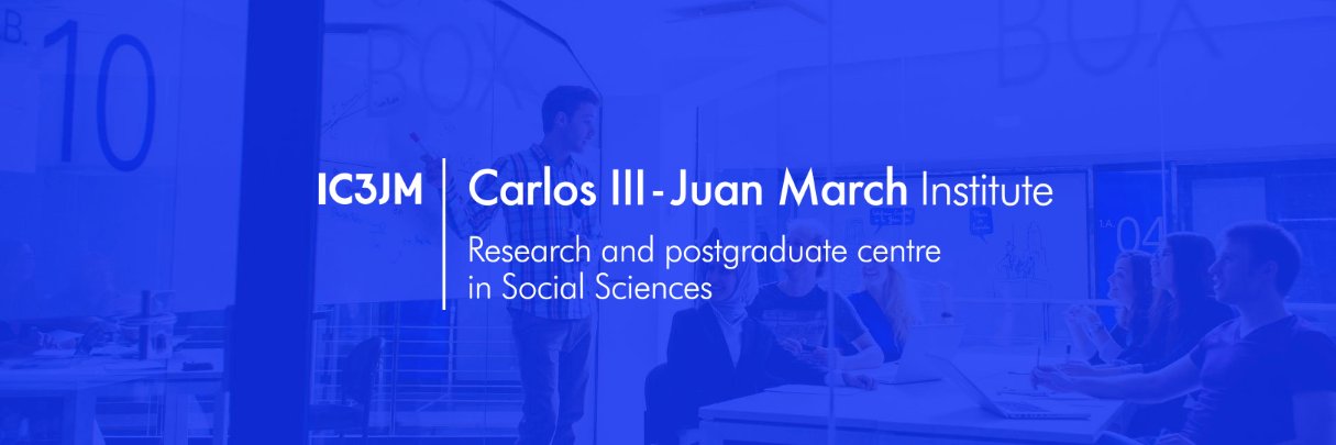 IC3JM · Carlos III - Juan March Institute banner