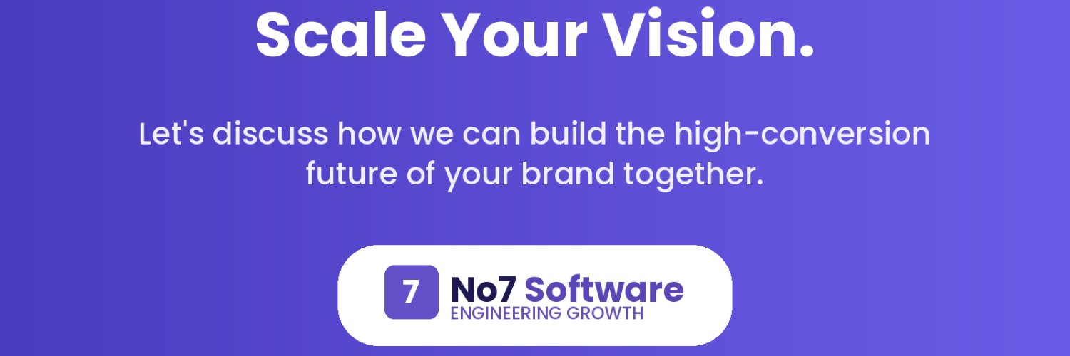 No7Software's profile banner image