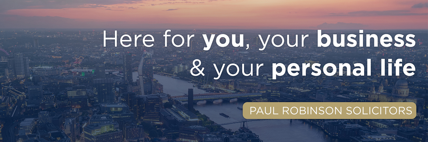 Paul Robinson Solicitors banner
