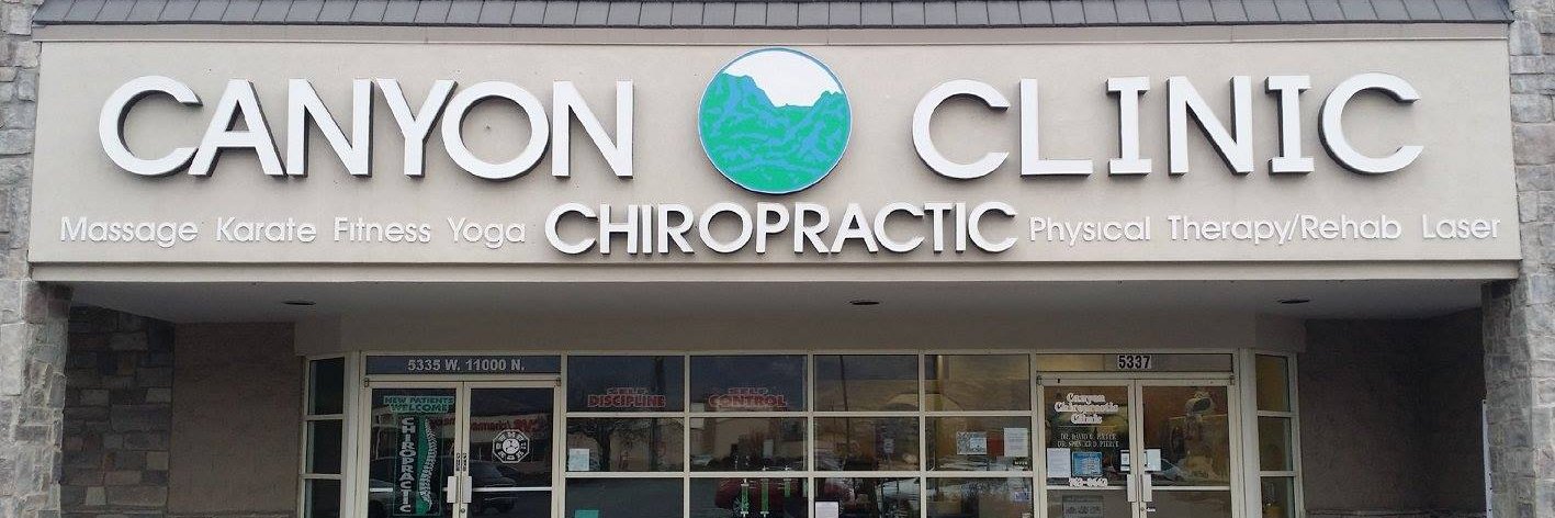 Canyon Chiropractic banner
