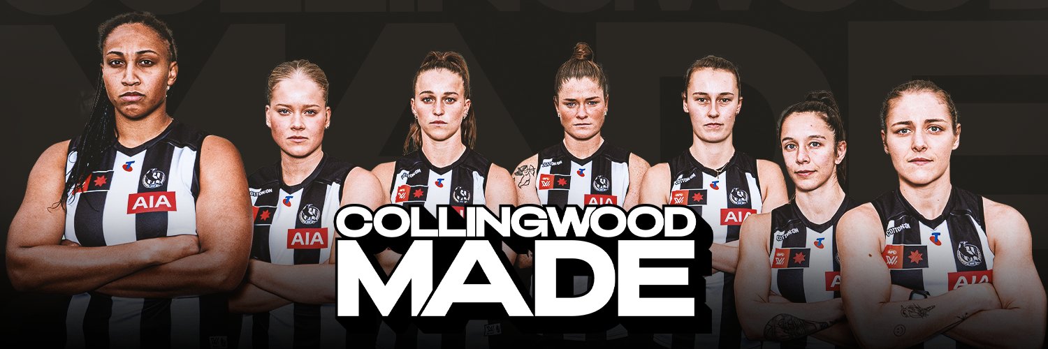 Collingwood AFLW's banner