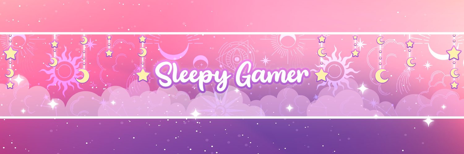 Sleepy Gamer ☾ banner