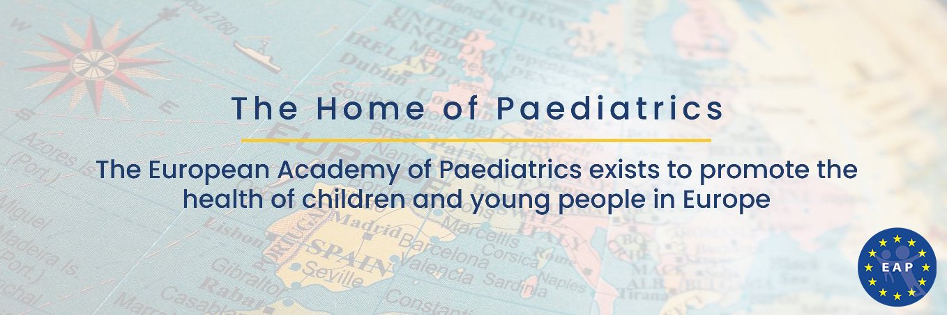 European Academy of Paediatrics (EAP) banner
