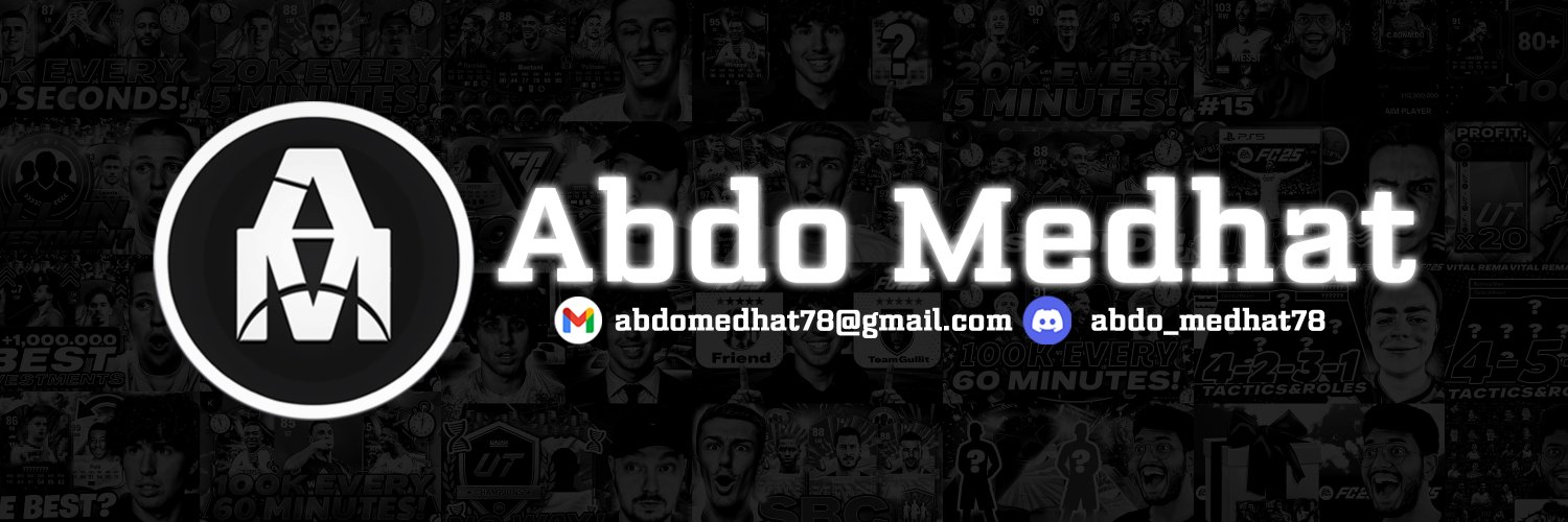 Abdo Medhat banner