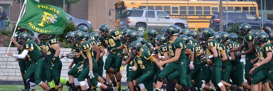 Preble High School Football banner