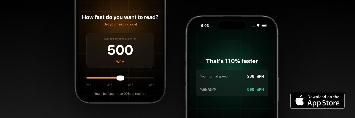 Speed Read (App in bio!) banner