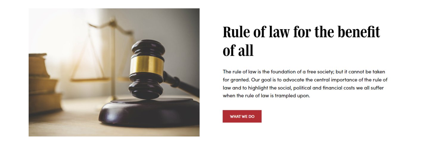Advocates for the Rule of Law banner