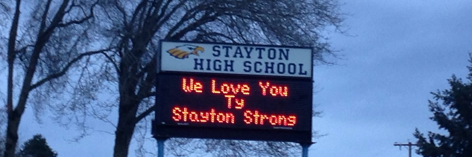 Stayton High ASB banner