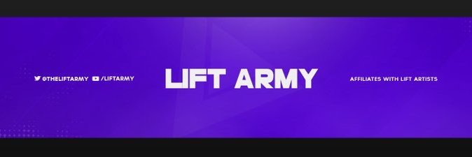 Lift Army banner