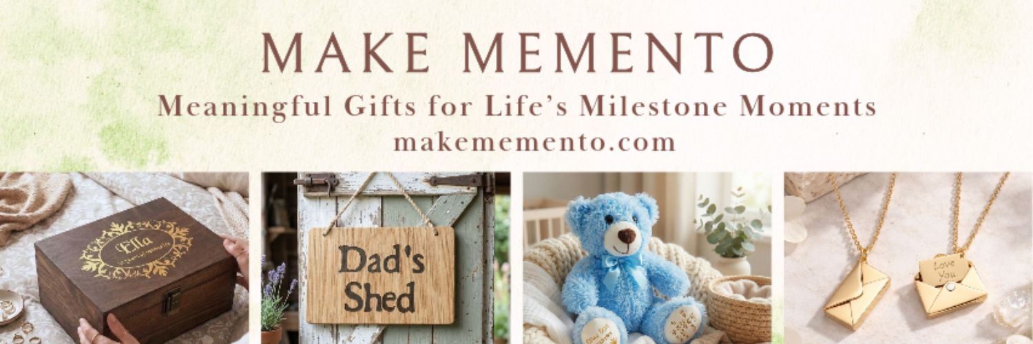 Make Memento | UK Online Gift Shop banner