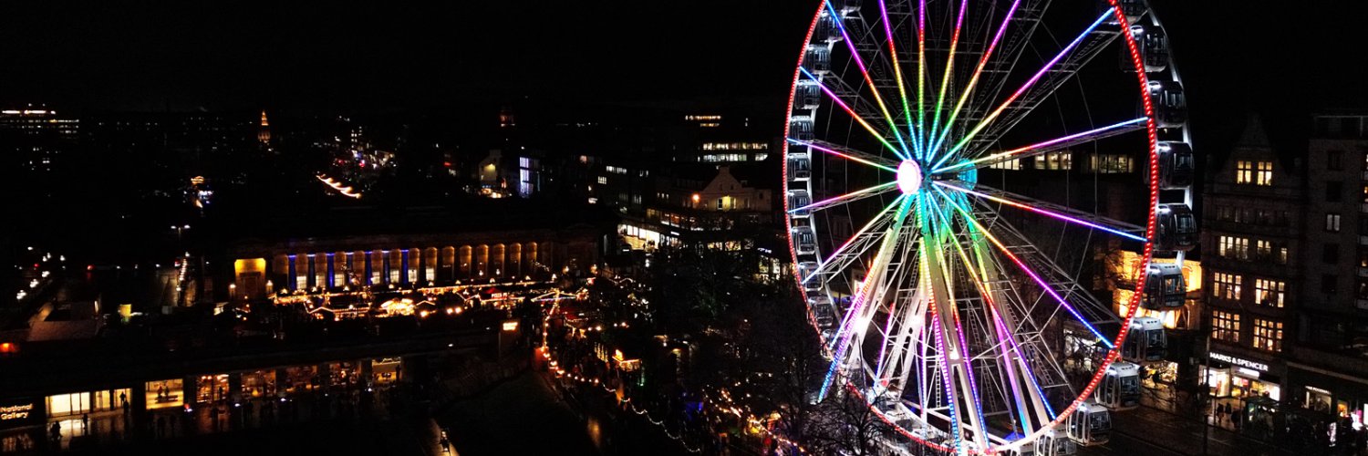 Edinburgh's Christmas banner