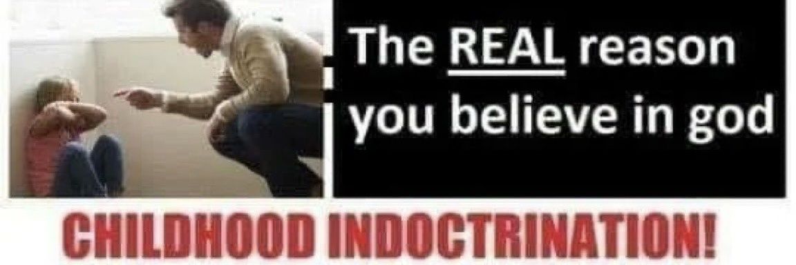 Reason over faith banner