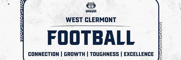West Clermont HS Wolves Football Profile Banner