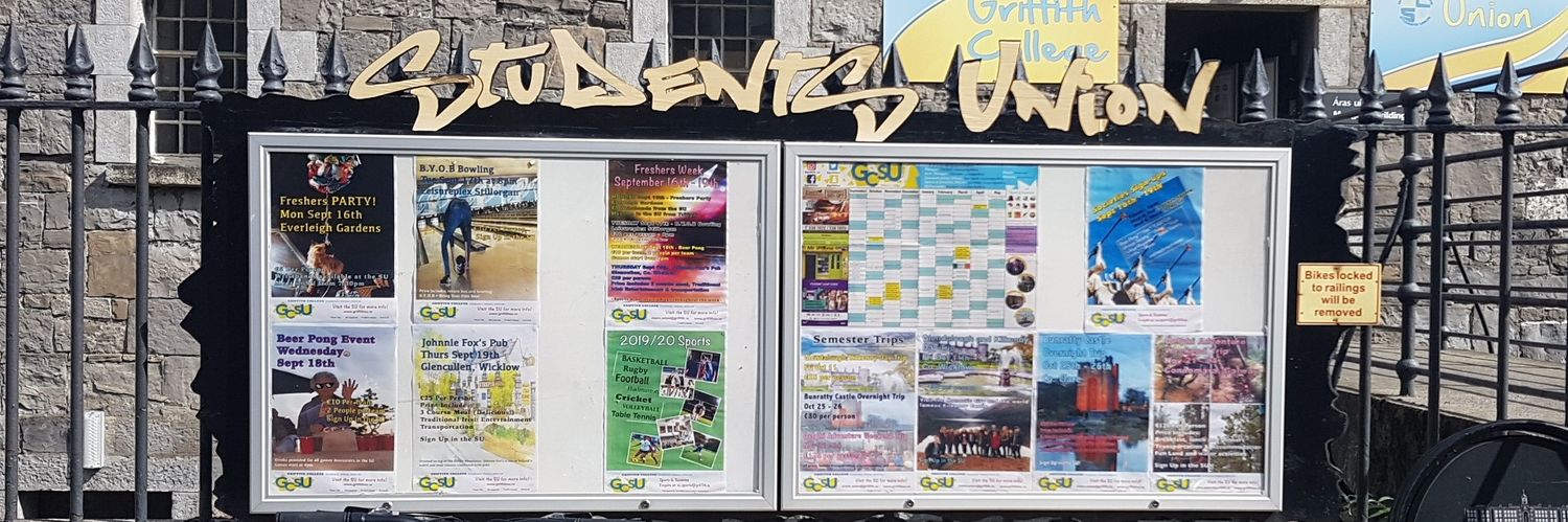Griffith College SU banner