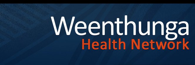 Weenthunga Health banner