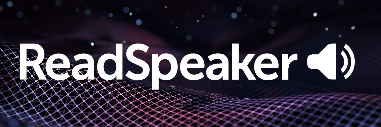 ReadSpeaker | AI音声合成,読み上げ,人工音声,ディープラーニング,リードスピーカー banner