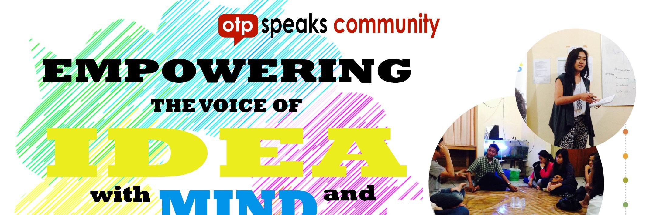 OTPspeaks Community banner