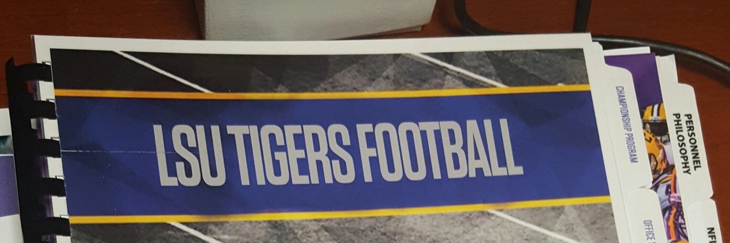 Lane Kiffin’s Binder banner