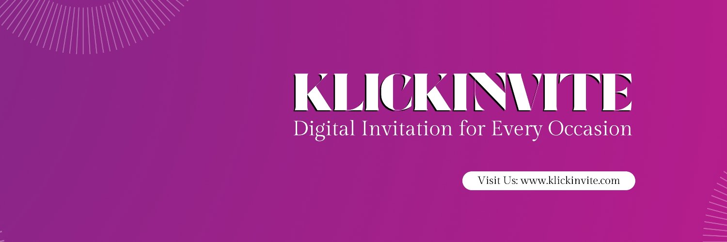 KlickInvite's profile banner image