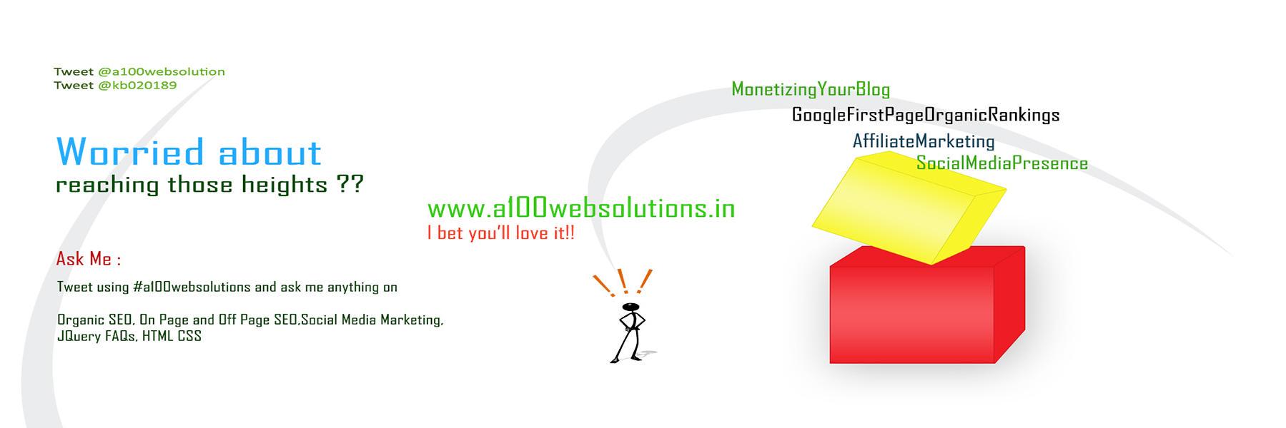 A100WebSolution's profile banner image