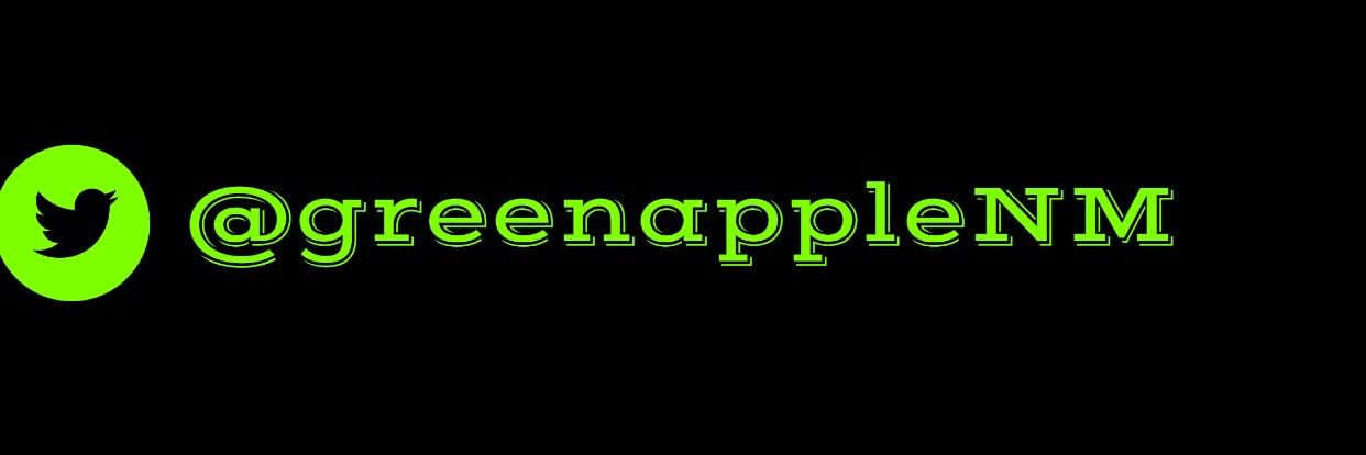 greenappleNM's profile banner image