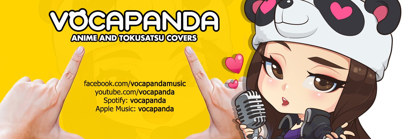 Vocapanda sings Anime and Tokusatsu covers banner