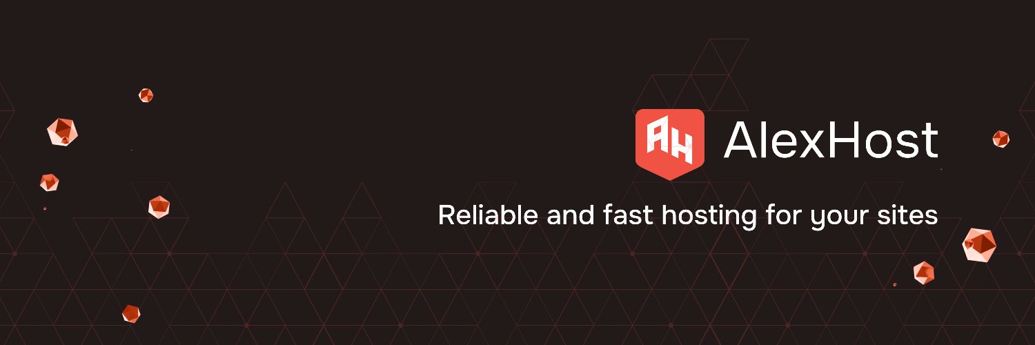 alexhostcom's profile banner image