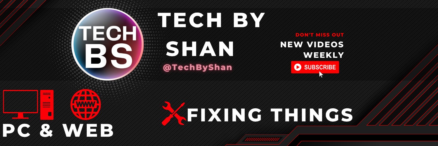 techbyshan's profile banner image