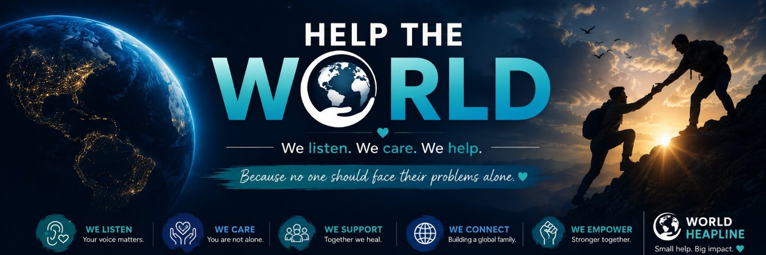 world_helpline's profile banner image